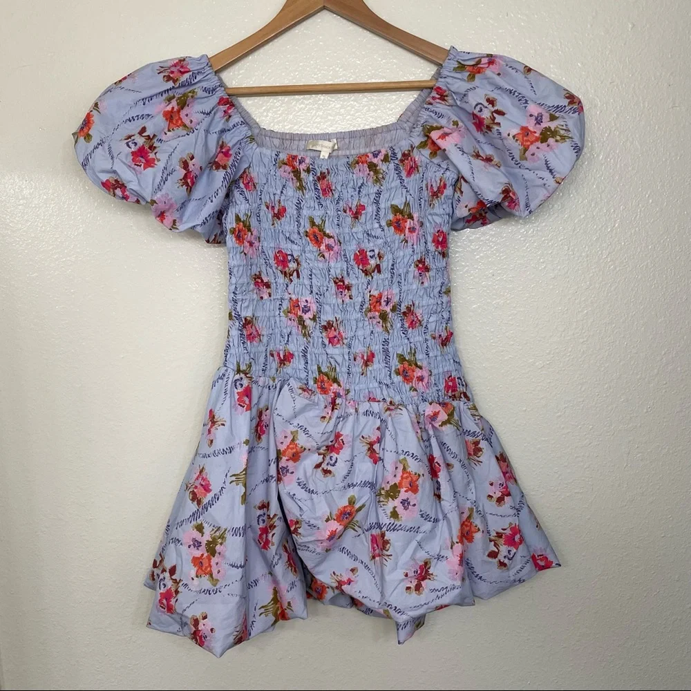 New LoveShackFancy Asa Dress in Lavender Moon - Picture 6 of 11